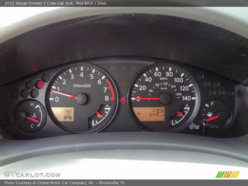Red Brick / Steel 2012 Nissan Frontier S Crew Cab 4x4