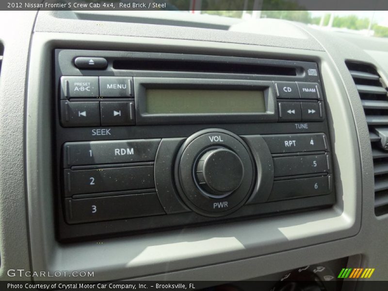 Red Brick / Steel 2012 Nissan Frontier S Crew Cab 4x4
