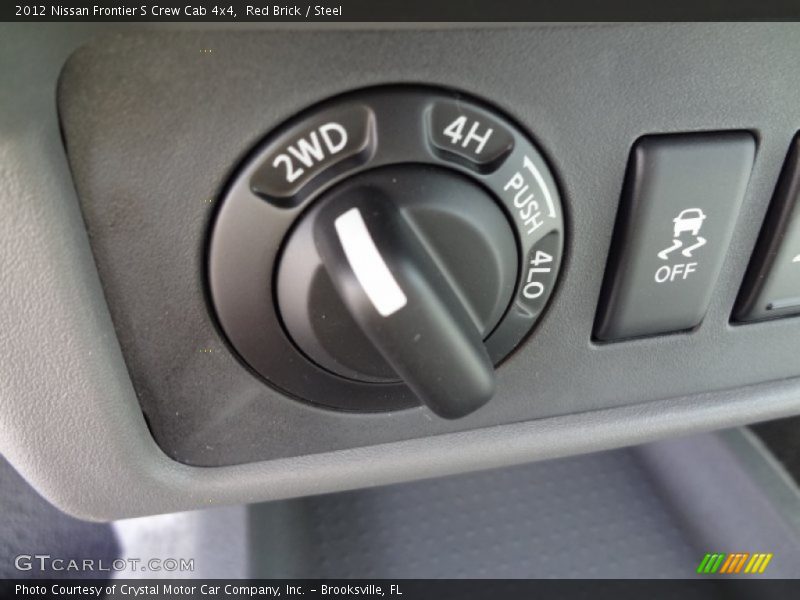 Red Brick / Steel 2012 Nissan Frontier S Crew Cab 4x4
