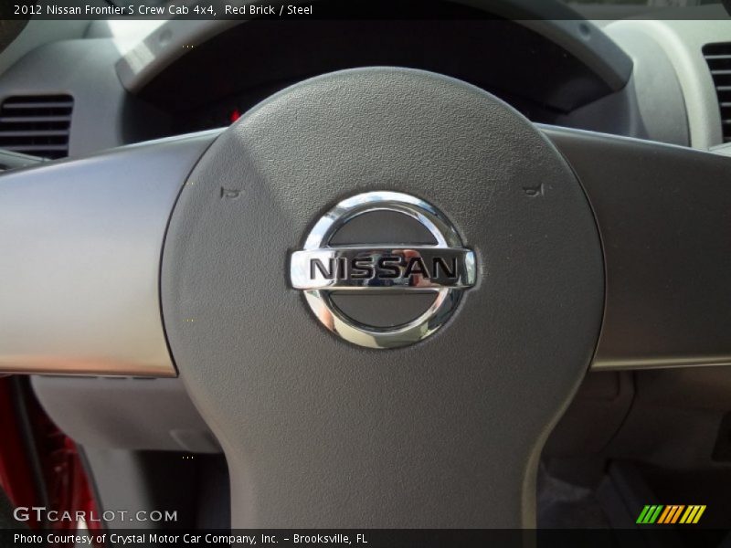 Red Brick / Steel 2012 Nissan Frontier S Crew Cab 4x4