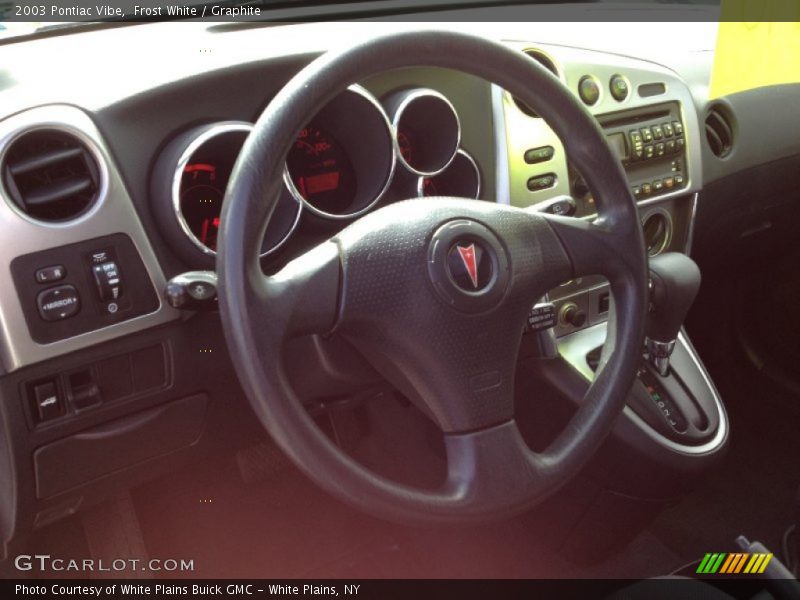 Frost White / Graphite 2003 Pontiac Vibe