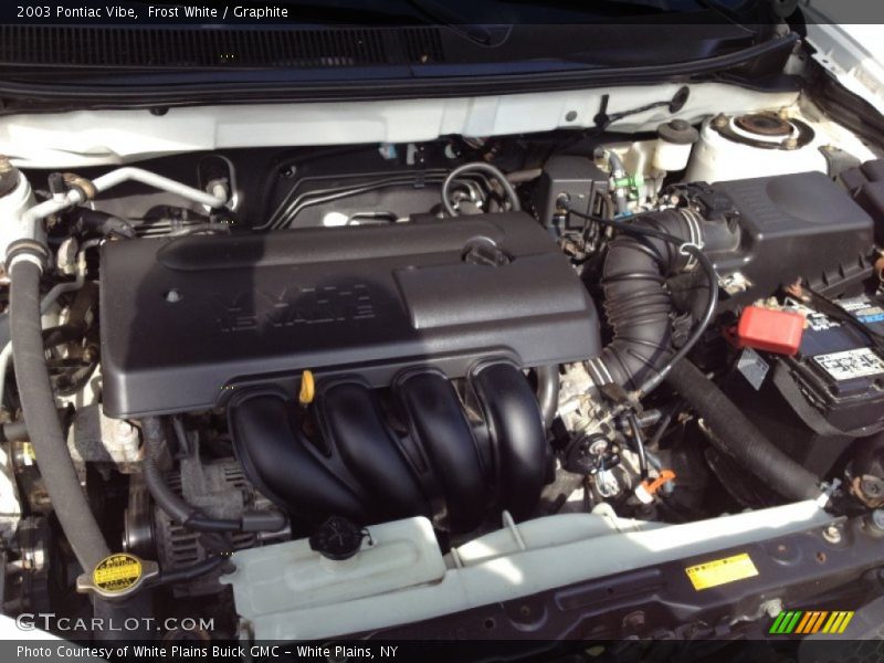  2003 Vibe  Engine - 1.8 Liter DOHC 16V VVT-i 4 Cylinder