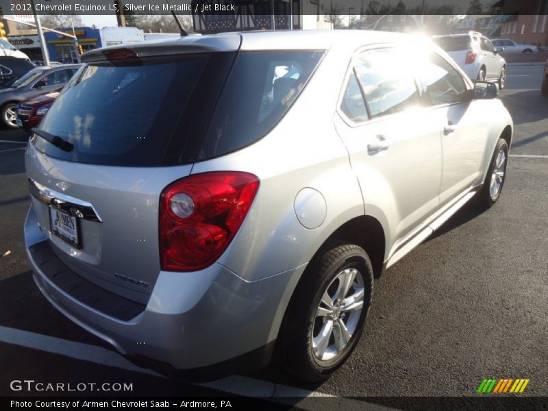 Silver Ice Metallic / Jet Black 2012 Chevrolet Equinox LS