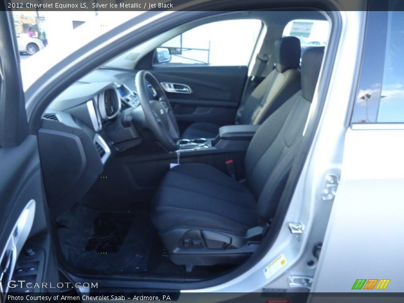 Silver Ice Metallic / Jet Black 2012 Chevrolet Equinox LS