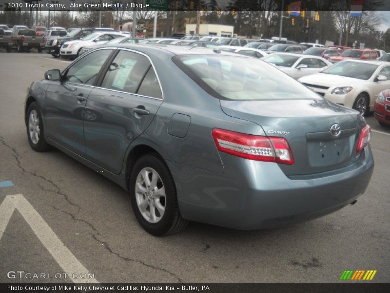Aloe Green Metallic / Bisque 2010 Toyota Camry