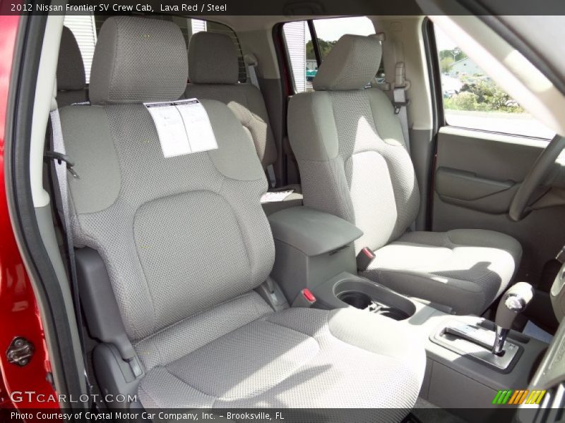 Lava Red / Steel 2012 Nissan Frontier SV Crew Cab