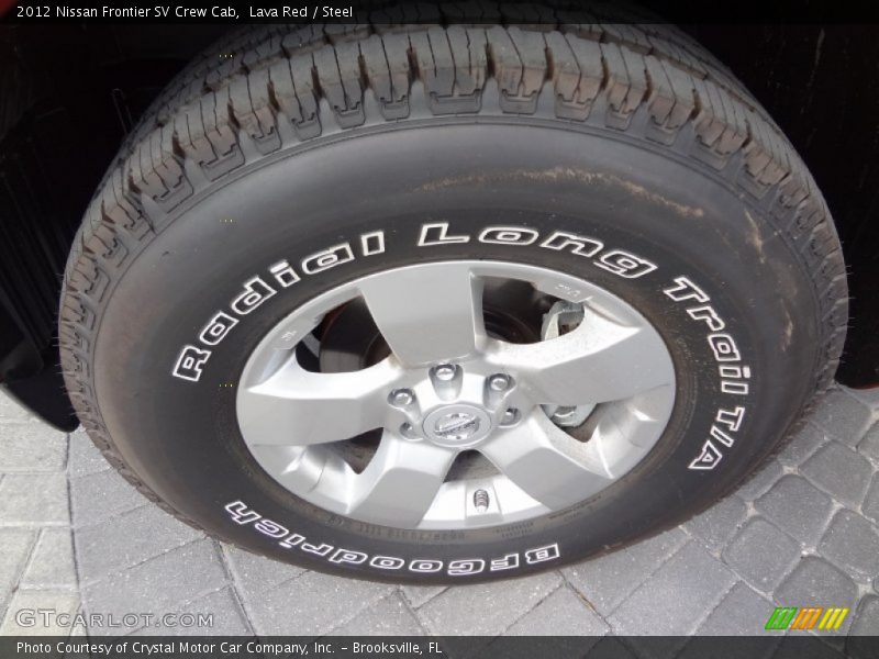 Lava Red / Steel 2012 Nissan Frontier SV Crew Cab