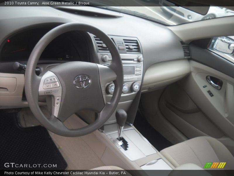 Aloe Green Metallic / Bisque 2010 Toyota Camry