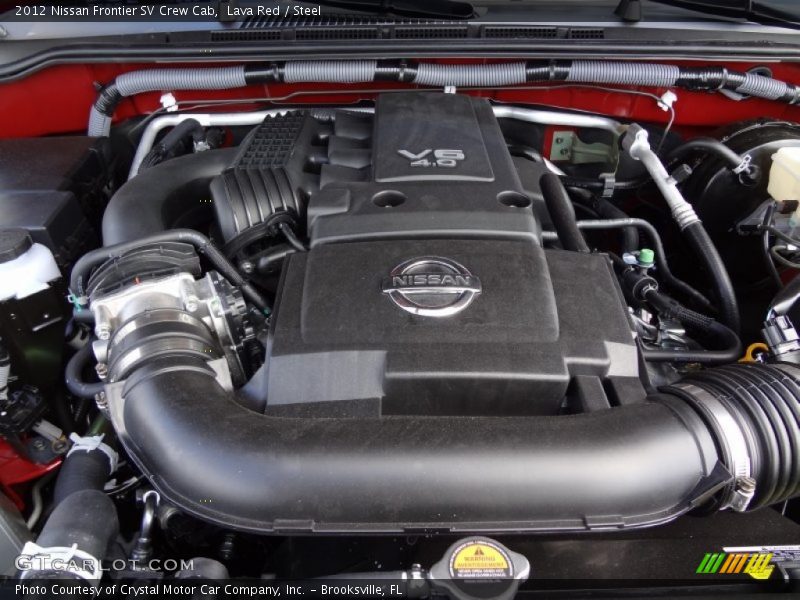 Lava Red / Steel 2012 Nissan Frontier SV Crew Cab