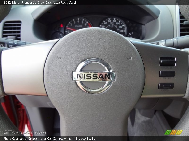 Lava Red / Steel 2012 Nissan Frontier SV Crew Cab