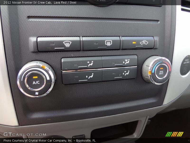 Controls of 2012 Frontier SV Crew Cab