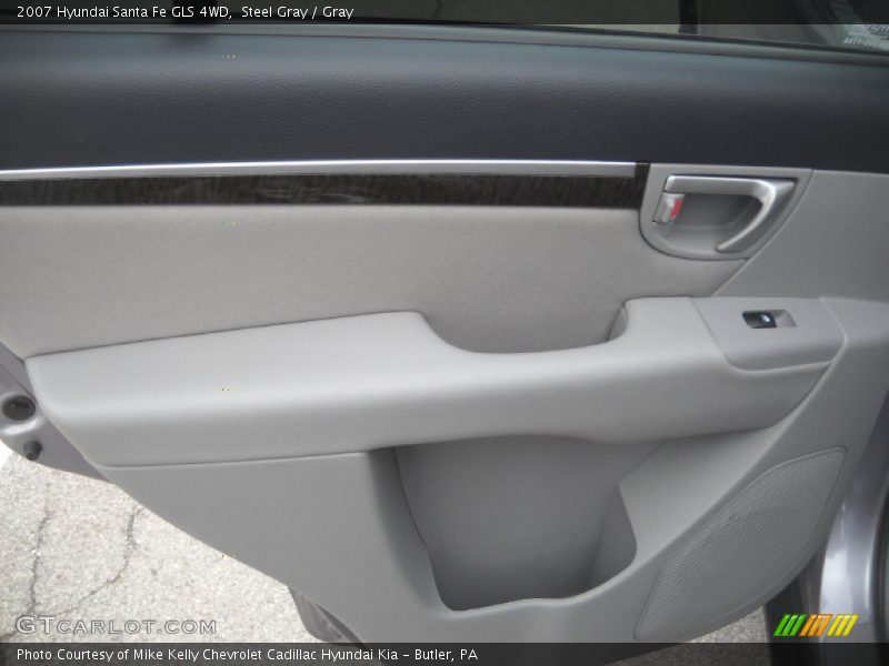 Steel Gray / Gray 2007 Hyundai Santa Fe GLS 4WD