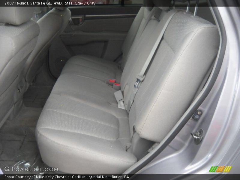 Steel Gray / Gray 2007 Hyundai Santa Fe GLS 4WD