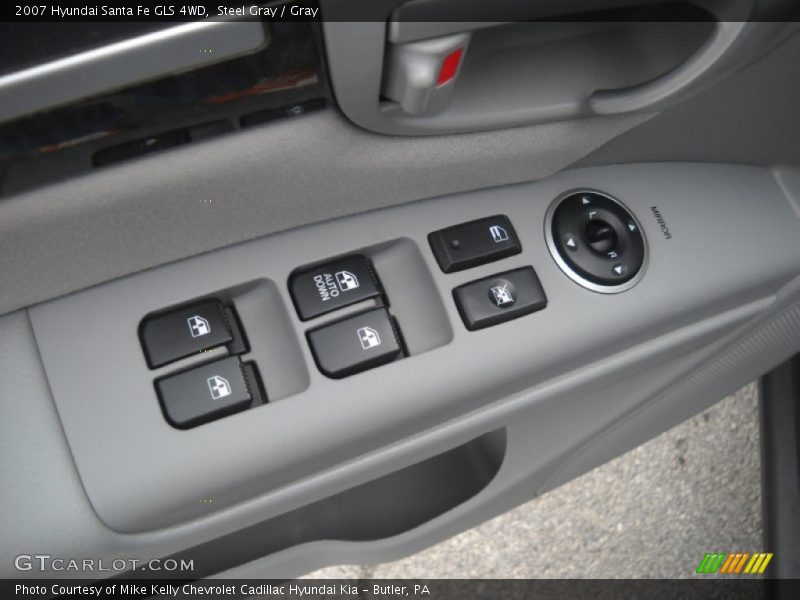 Steel Gray / Gray 2007 Hyundai Santa Fe GLS 4WD