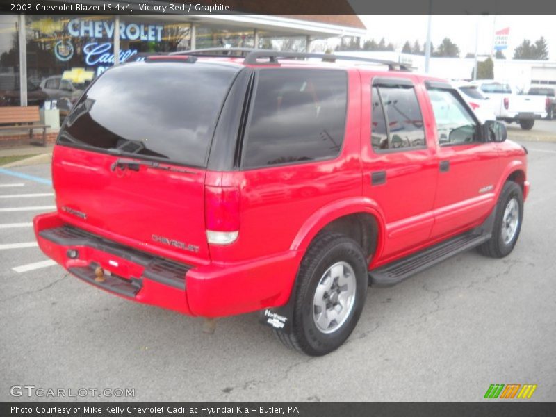 Victory Red / Graphite 2003 Chevrolet Blazer LS 4x4