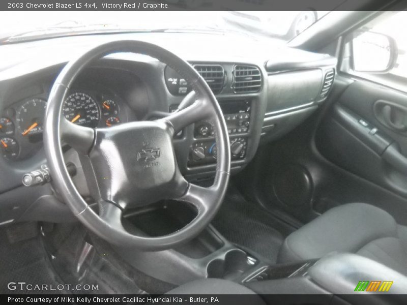 Victory Red / Graphite 2003 Chevrolet Blazer LS 4x4