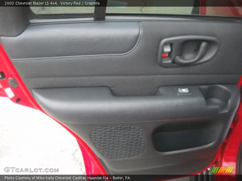 Victory Red / Graphite 2003 Chevrolet Blazer LS 4x4