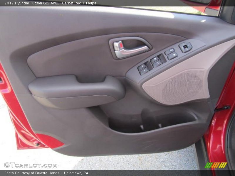 Garnet Red / Taupe 2012 Hyundai Tucson GLS AWD