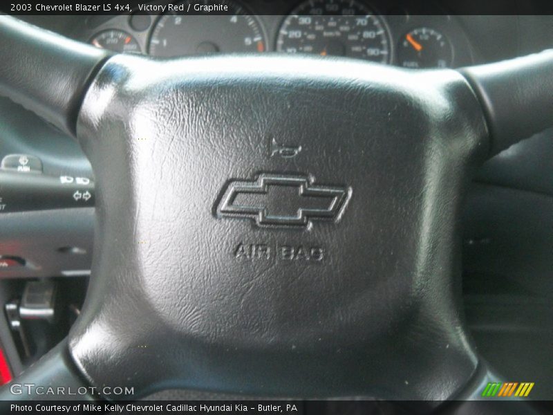 Victory Red / Graphite 2003 Chevrolet Blazer LS 4x4
