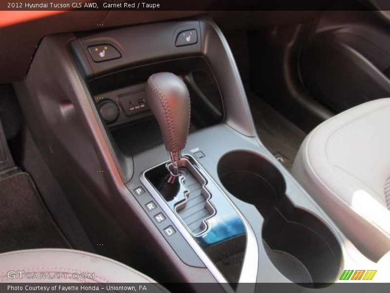 Garnet Red / Taupe 2012 Hyundai Tucson GLS AWD