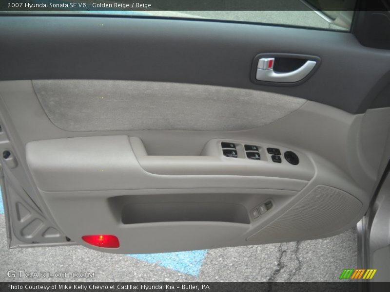 Golden Beige / Beige 2007 Hyundai Sonata SE V6