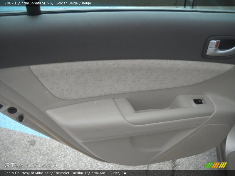 Golden Beige / Beige 2007 Hyundai Sonata SE V6