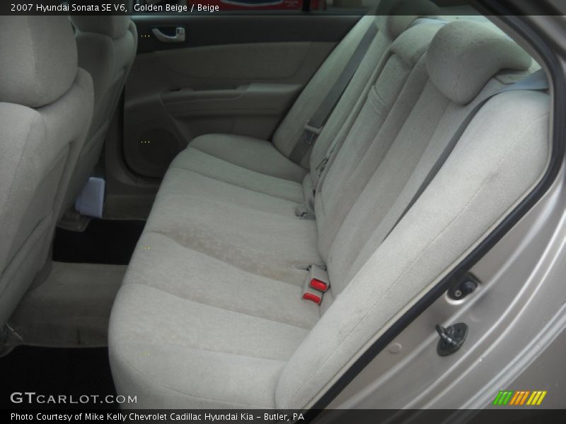 Golden Beige / Beige 2007 Hyundai Sonata SE V6