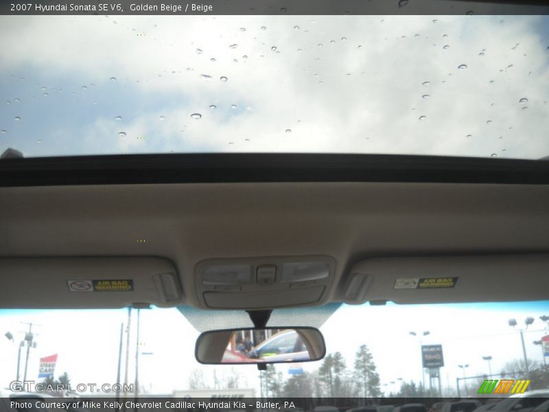Golden Beige / Beige 2007 Hyundai Sonata SE V6