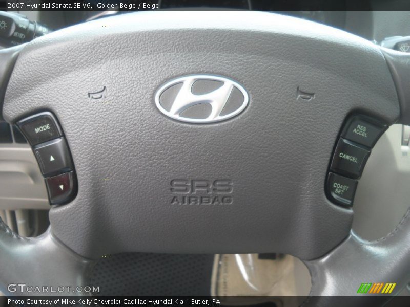 Golden Beige / Beige 2007 Hyundai Sonata SE V6