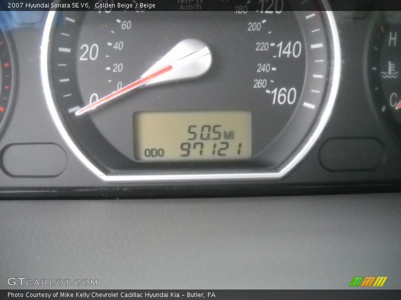 Golden Beige / Beige 2007 Hyundai Sonata SE V6