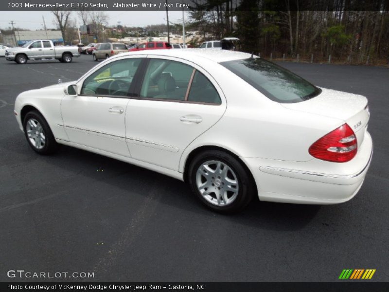 Alabaster White / Ash Grey 2003 Mercedes-Benz E 320 Sedan
