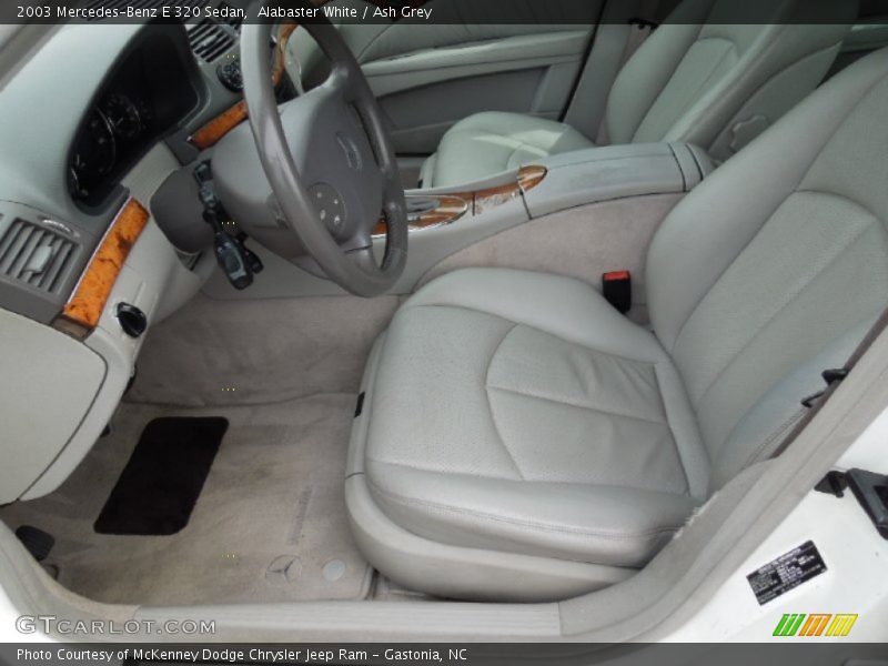 Alabaster White / Ash Grey 2003 Mercedes-Benz E 320 Sedan