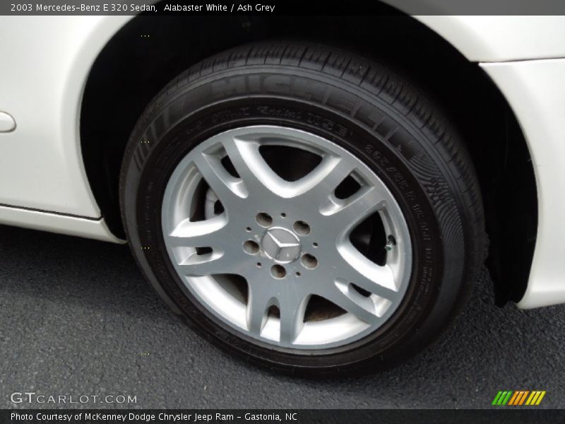 Alabaster White / Ash Grey 2003 Mercedes-Benz E 320 Sedan