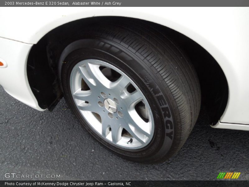 Alabaster White / Ash Grey 2003 Mercedes-Benz E 320 Sedan