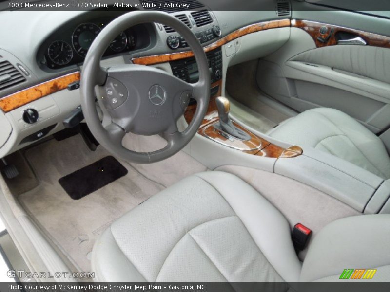 Alabaster White / Ash Grey 2003 Mercedes-Benz E 320 Sedan