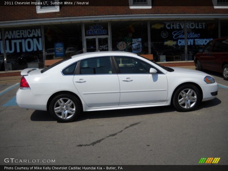 Summit White / Neutral 2011 Chevrolet Impala LT