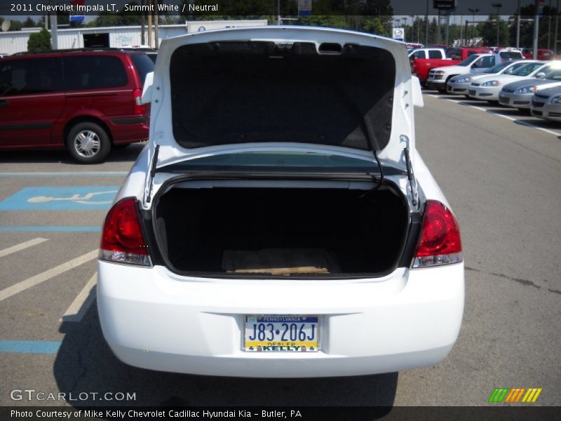 Summit White / Neutral 2011 Chevrolet Impala LT