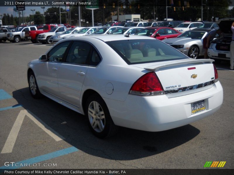 Summit White / Neutral 2011 Chevrolet Impala LT