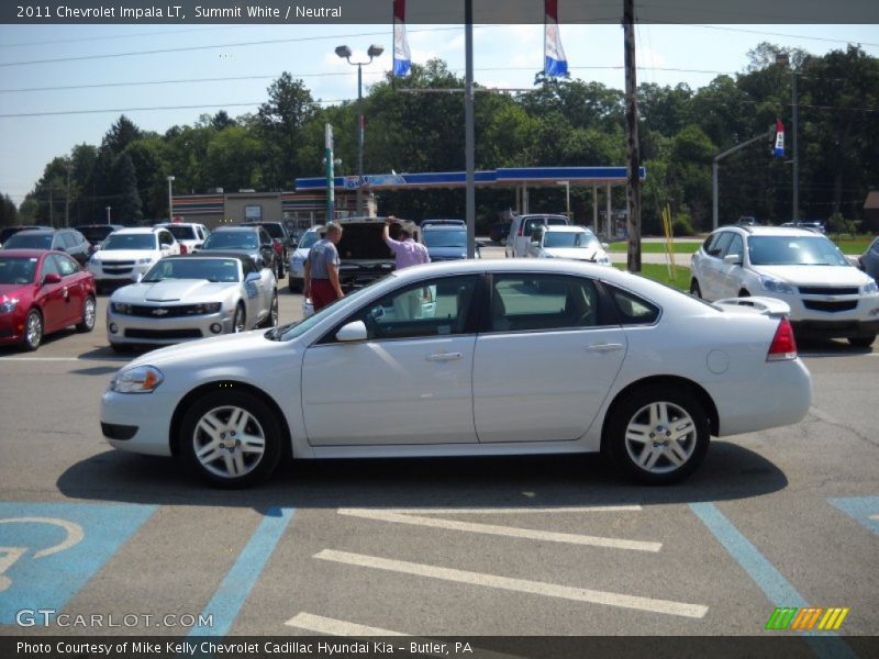 Summit White / Neutral 2011 Chevrolet Impala LT