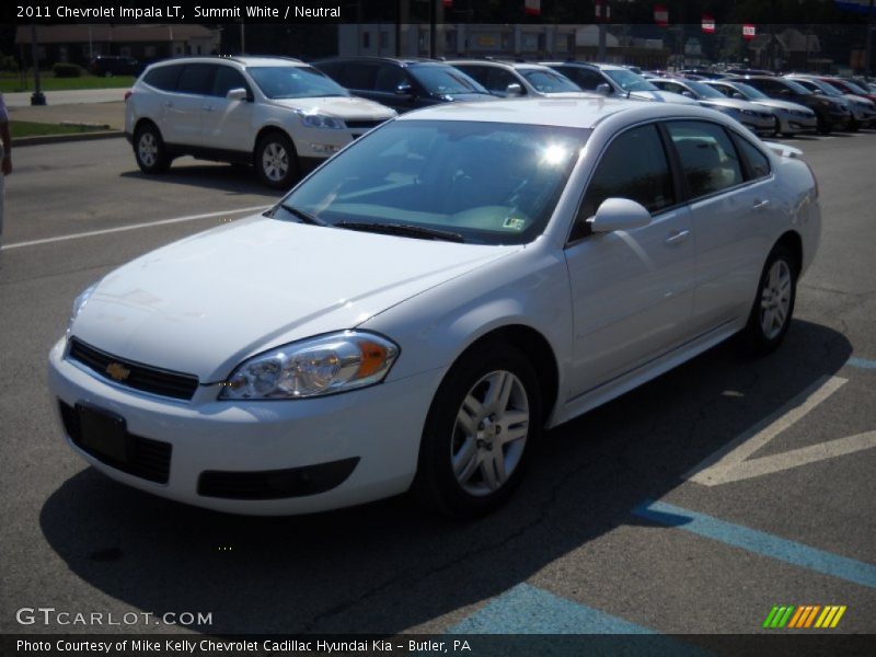Summit White / Neutral 2011 Chevrolet Impala LT