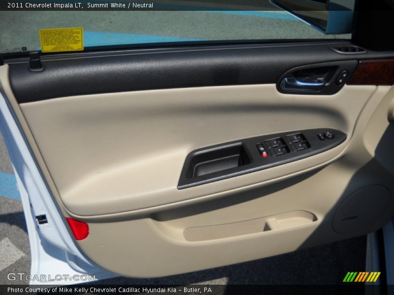 Summit White / Neutral 2011 Chevrolet Impala LT