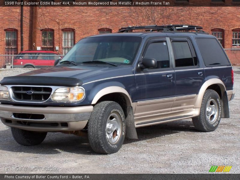 Medium Wedgewood Blue Metallic / Medium Prairie Tan 1998 Ford Explorer Eddie Bauer 4x4