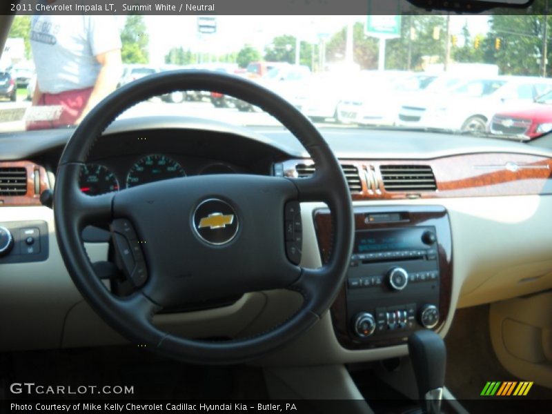 Summit White / Neutral 2011 Chevrolet Impala LT