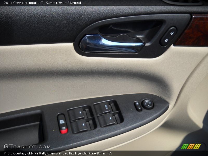 Summit White / Neutral 2011 Chevrolet Impala LT