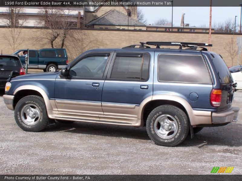 Medium Wedgewood Blue Metallic / Medium Prairie Tan 1998 Ford Explorer Eddie Bauer 4x4
