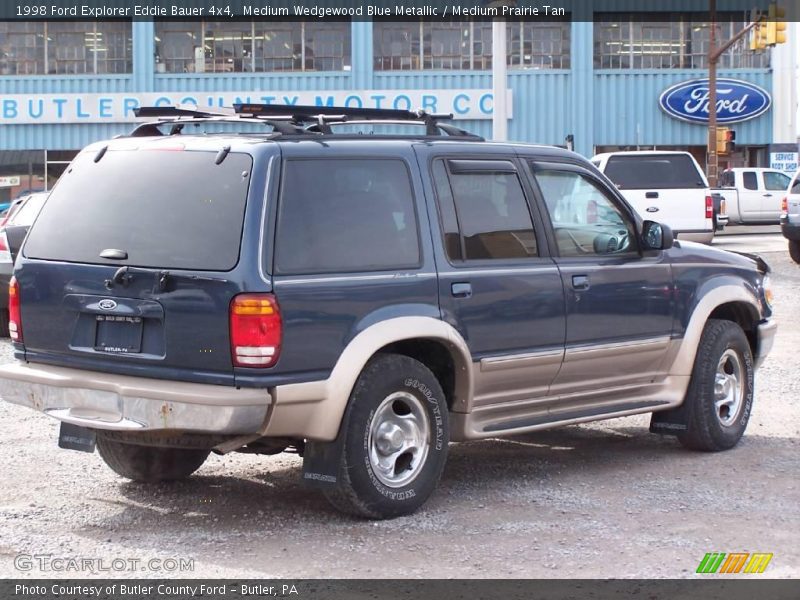 Medium Wedgewood Blue Metallic / Medium Prairie Tan 1998 Ford Explorer Eddie Bauer 4x4