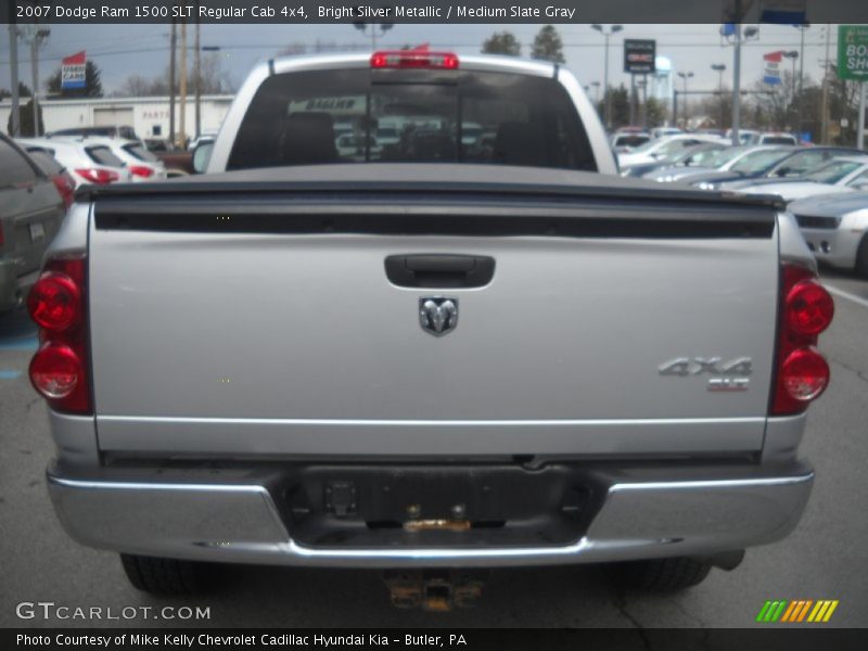 Bright Silver Metallic / Medium Slate Gray 2007 Dodge Ram 1500 SLT Regular Cab 4x4