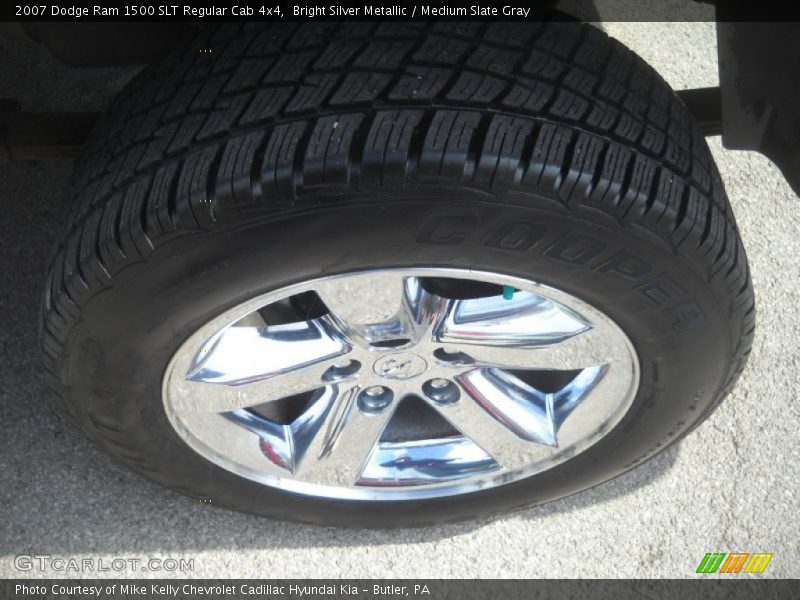 Bright Silver Metallic / Medium Slate Gray 2007 Dodge Ram 1500 SLT Regular Cab 4x4