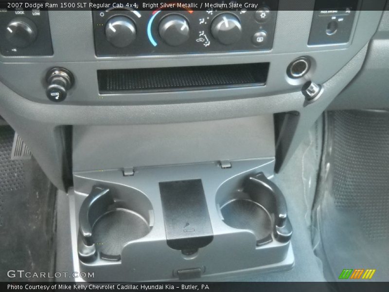 Bright Silver Metallic / Medium Slate Gray 2007 Dodge Ram 1500 SLT Regular Cab 4x4