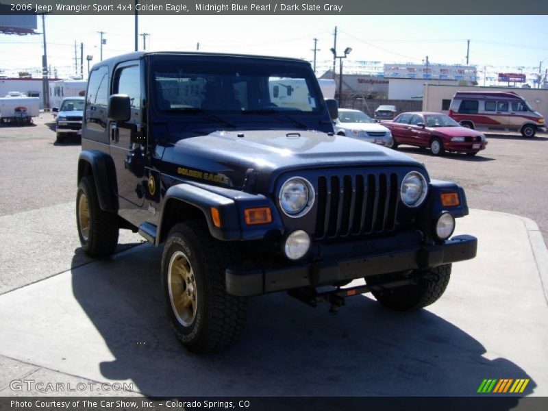 Midnight Blue Pearl / Dark Slate Gray 2006 Jeep Wrangler Sport 4x4 Golden Eagle
